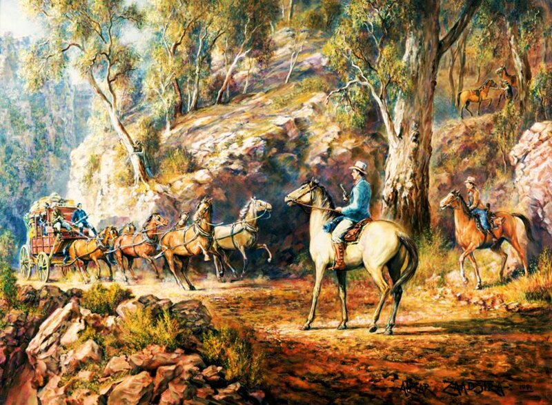 Horse-drawn Wagon Train