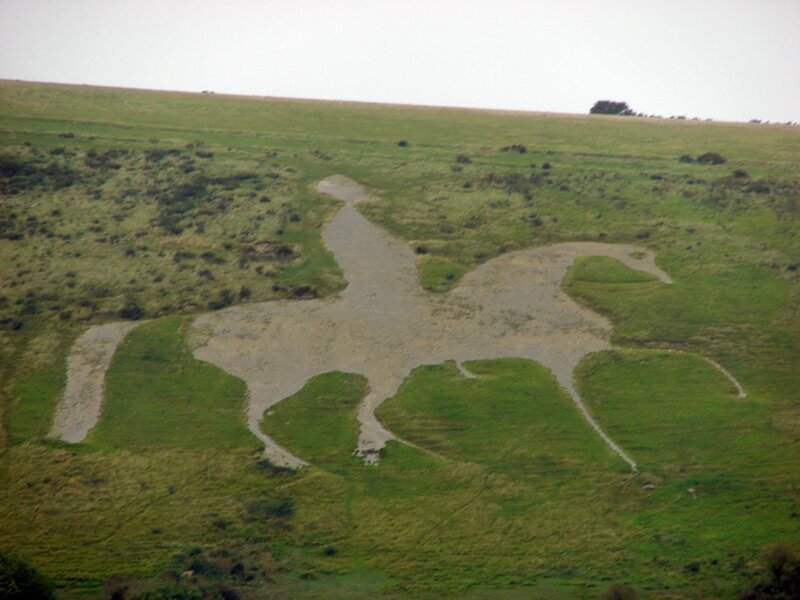 Horse Figure on Hillside