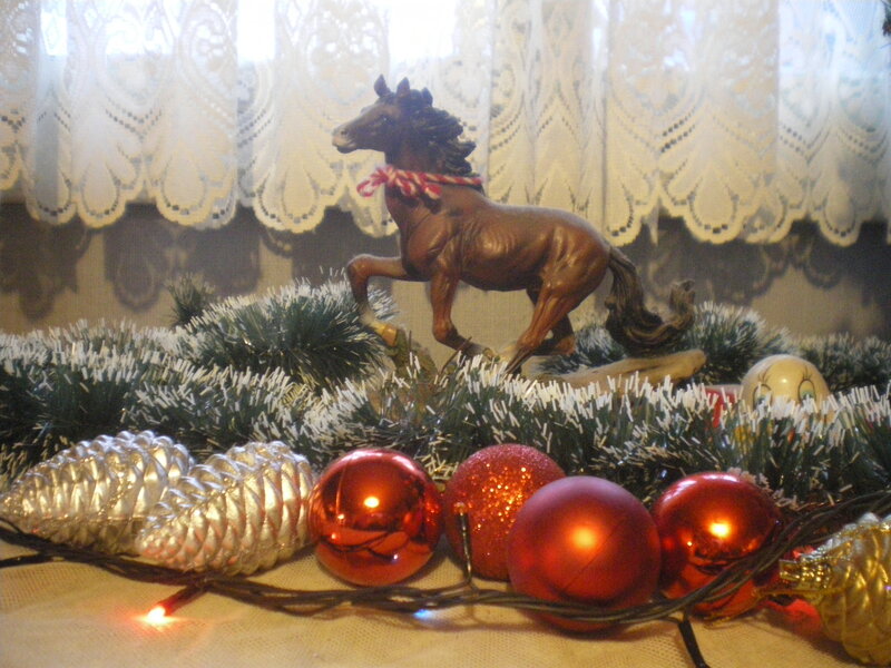 Horse Figurine on Garland