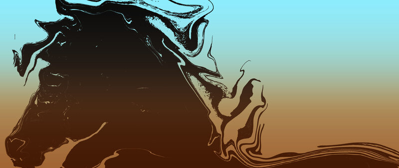 Horse Head Silhouette — Brown