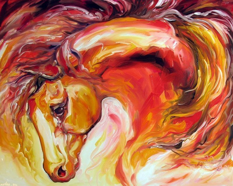 Horse in Motion — Red
