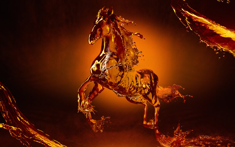 Horse Made of Liquid