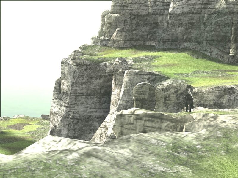 Horse on a Cliff