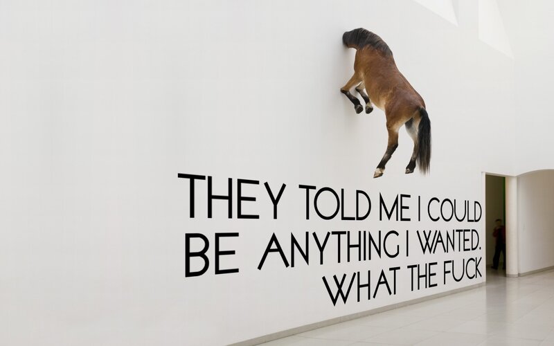 Horse on Wall