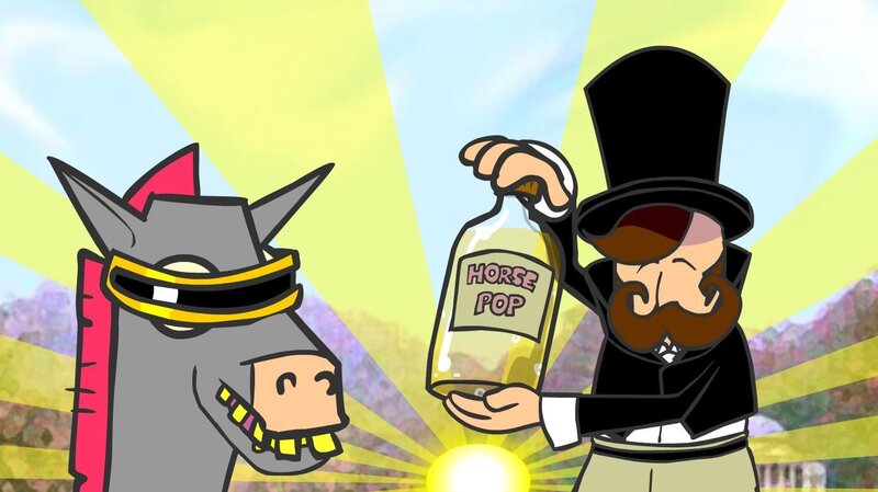 Horse Pop bottle reveal