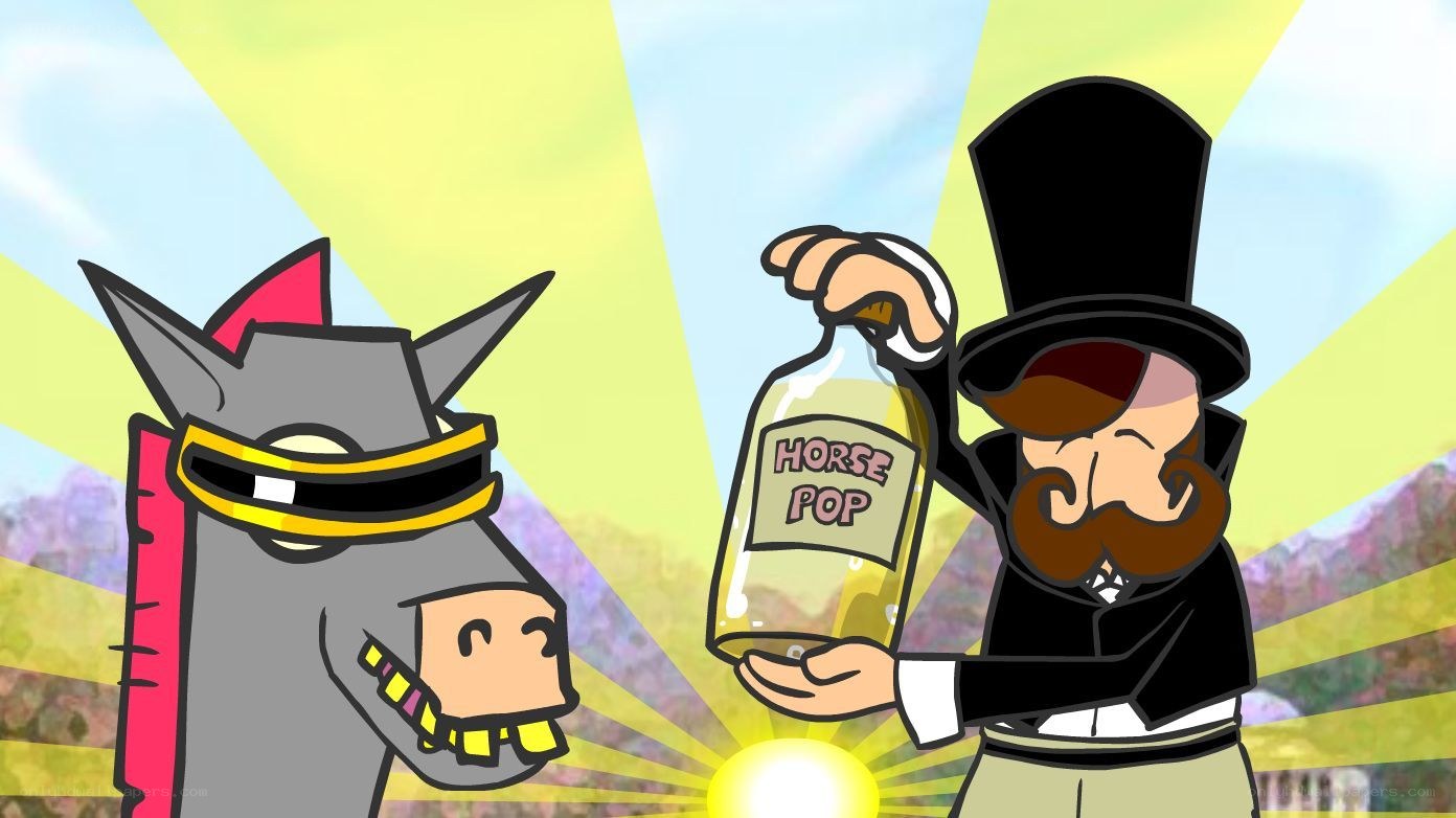 Horse Pop bottle reveal