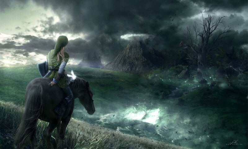 Horse Rider on Hill