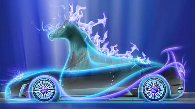 Horse-shaped Car
