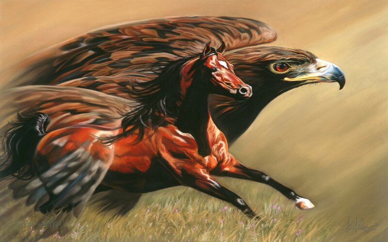 Horse with Eagle Wings