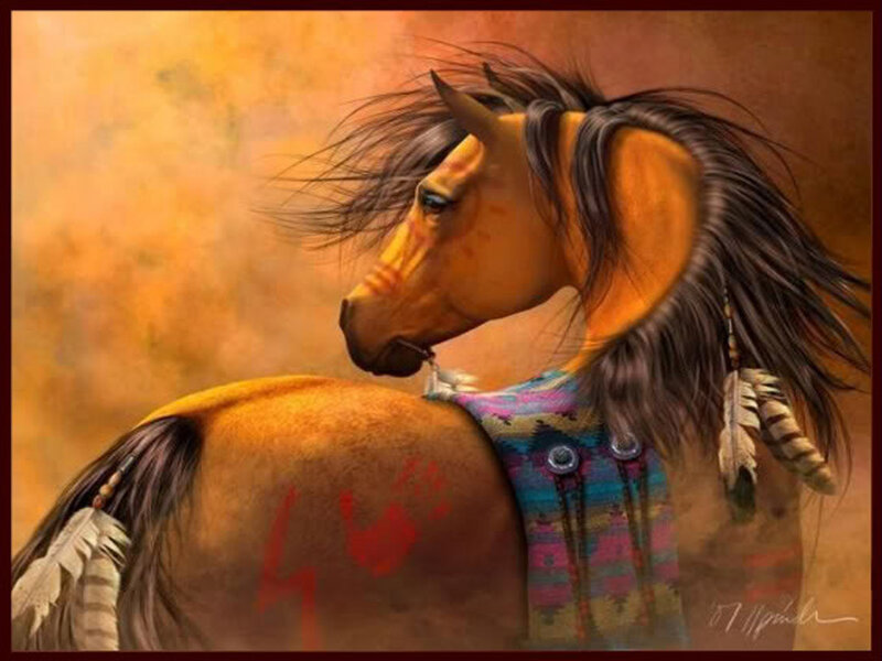 Horse with Feathers