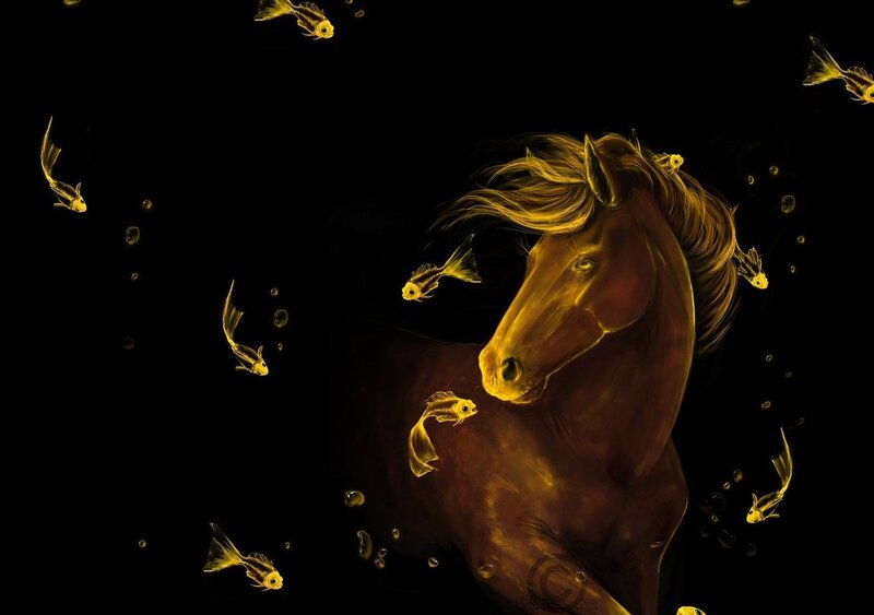 Horse with Fish