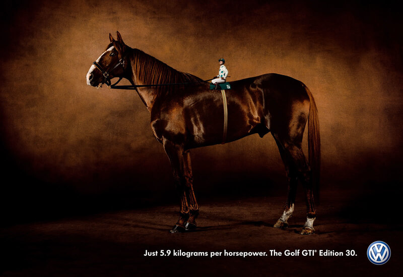 Horse with Jockey Figurine