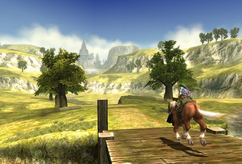 horseback ride in a fantasy landscape