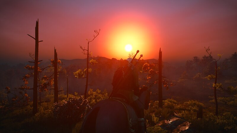 Horseback Rider at Sunset