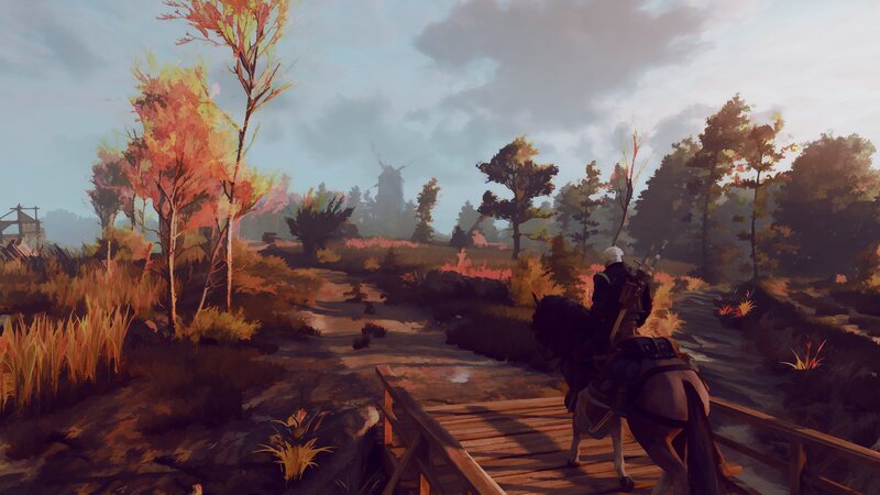 Horseback Rider on Bridge