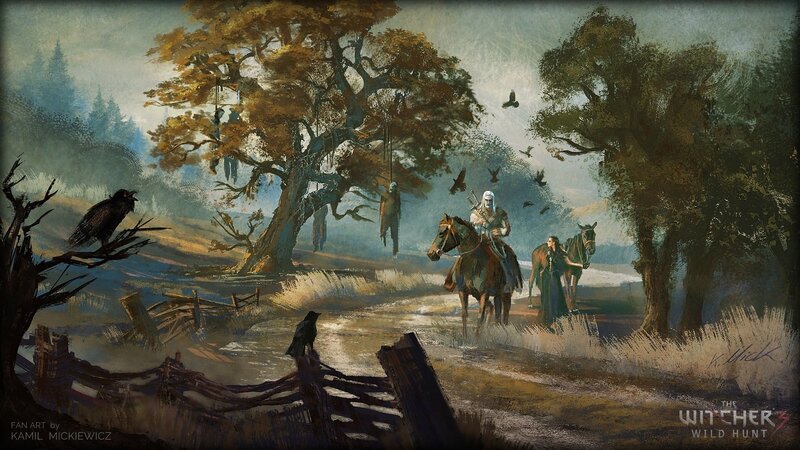 Horseback Riders in Forest