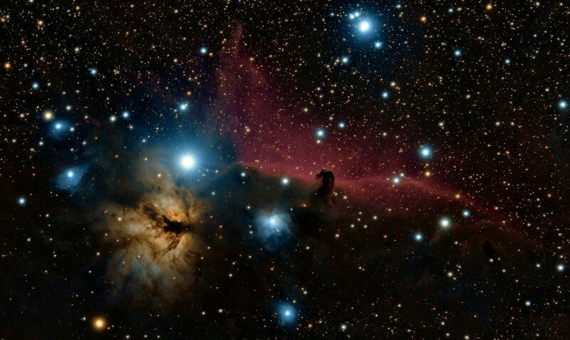 Horsehead Nebula — Black, Dramatic