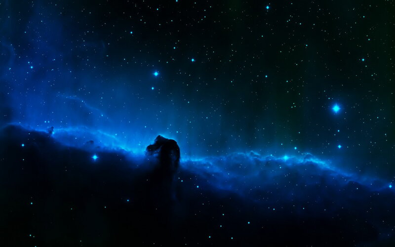 Horsehead Nebula — Blue, Cosmic, Night, Photograph, Stars