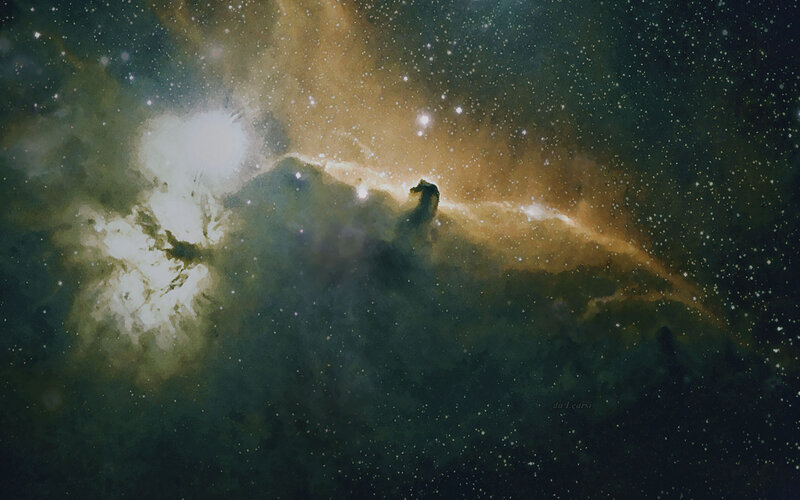 Horsehead Nebula — Green