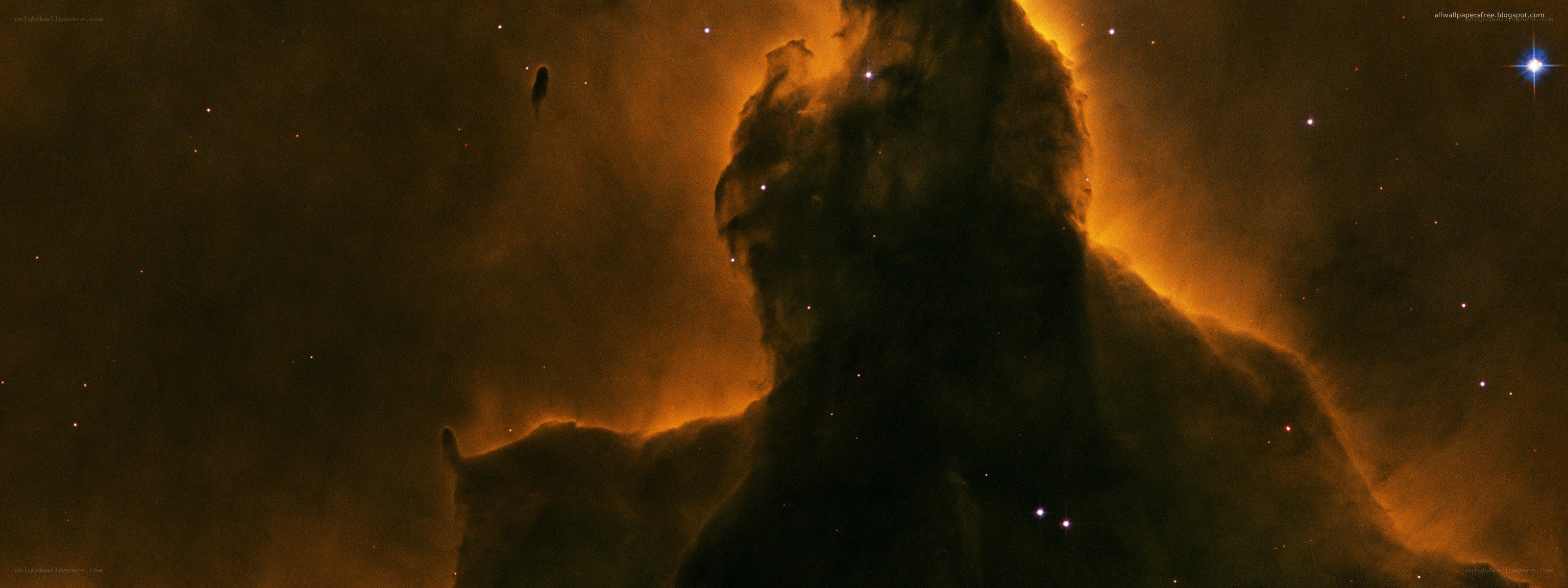 Horsehead Nebula in space