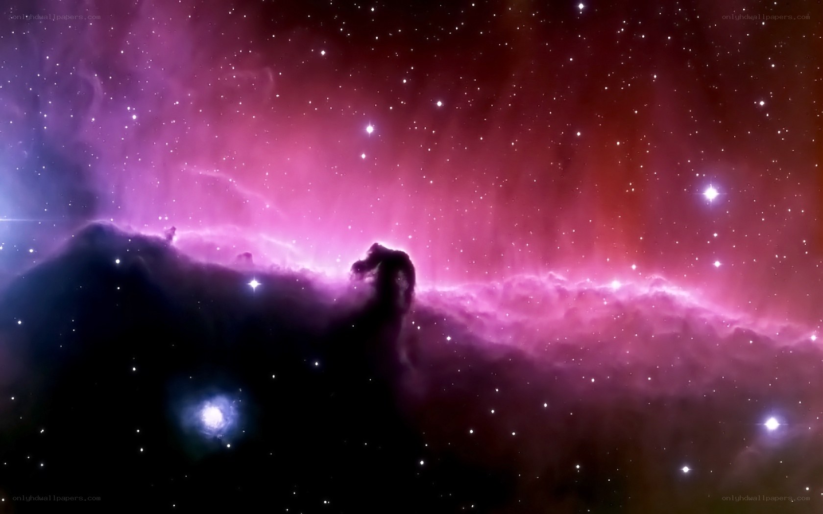 Horsehead Nebula in space
