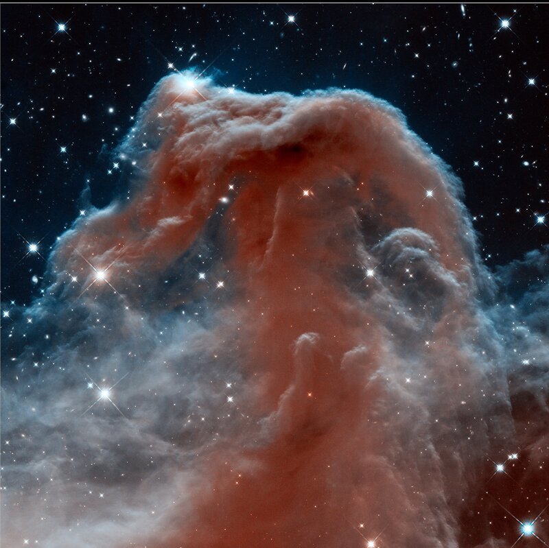Horsehead Nebula — Red, Cosmic, Night