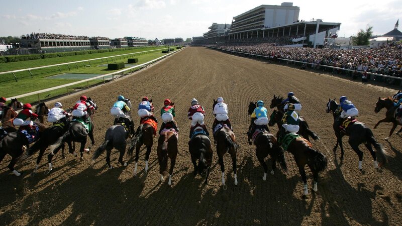 Horses and Jockeys at Start