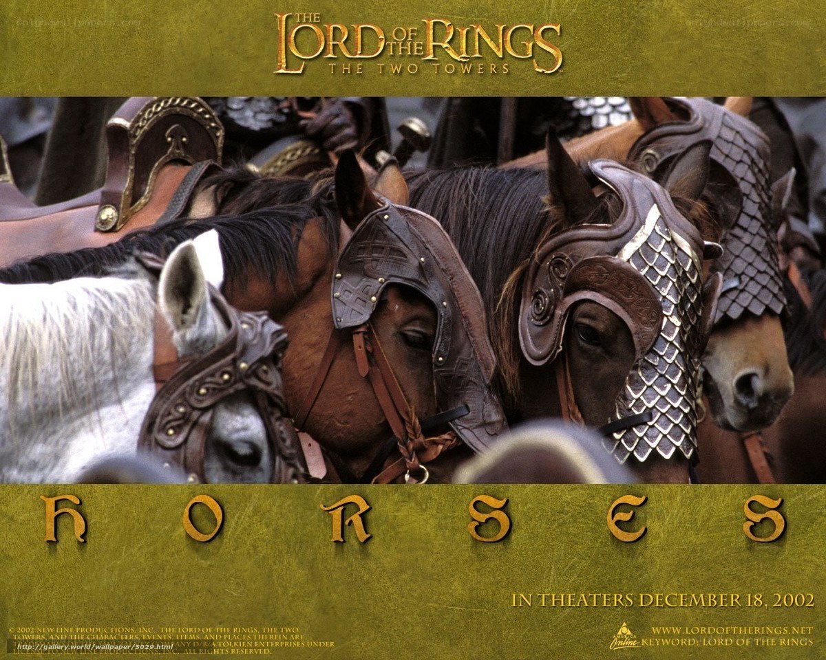 Horses from The Two Towers