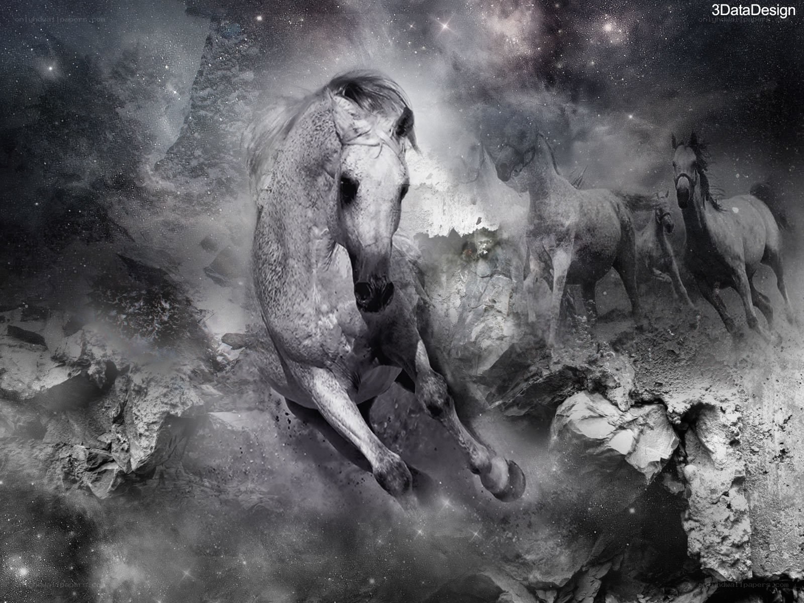 Horses in a cosmic landscape