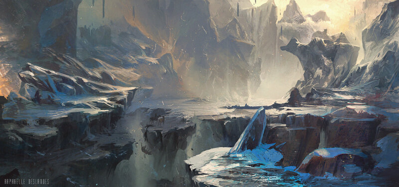 Horses in Canyon