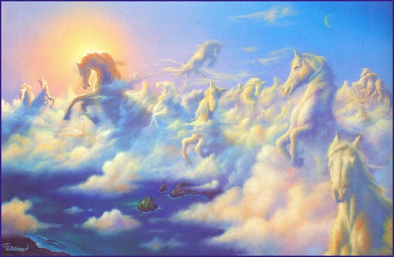 Horses in Clouds