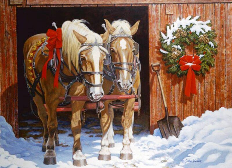 Horses in Harness