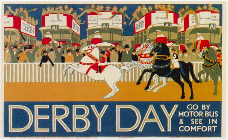 Horses Racing at Derby