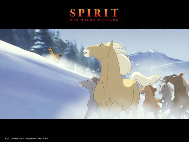 Horses Running in Snow — White, Dynamic, Winter, Animation