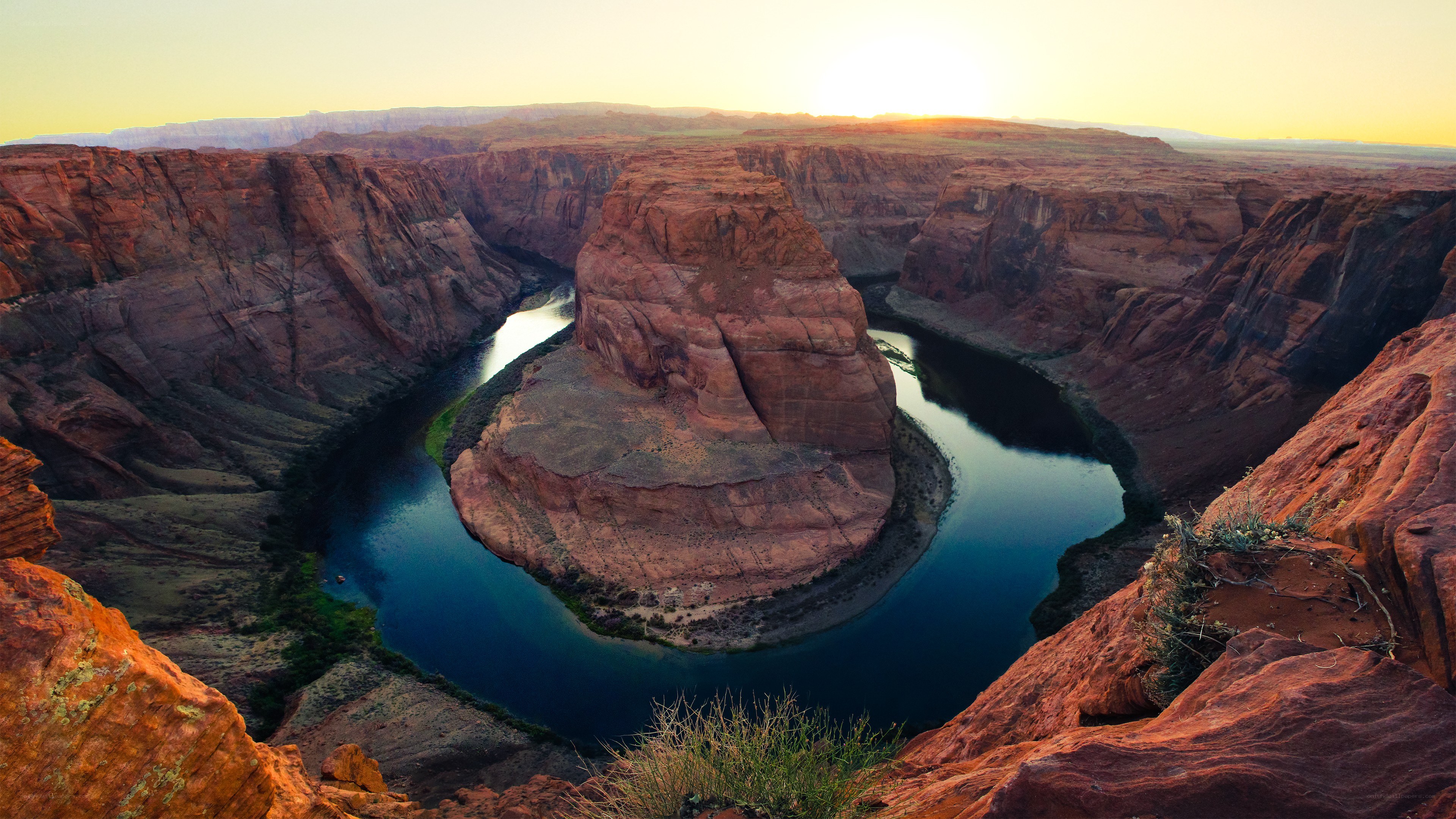 Horseshoe Bend at sunset