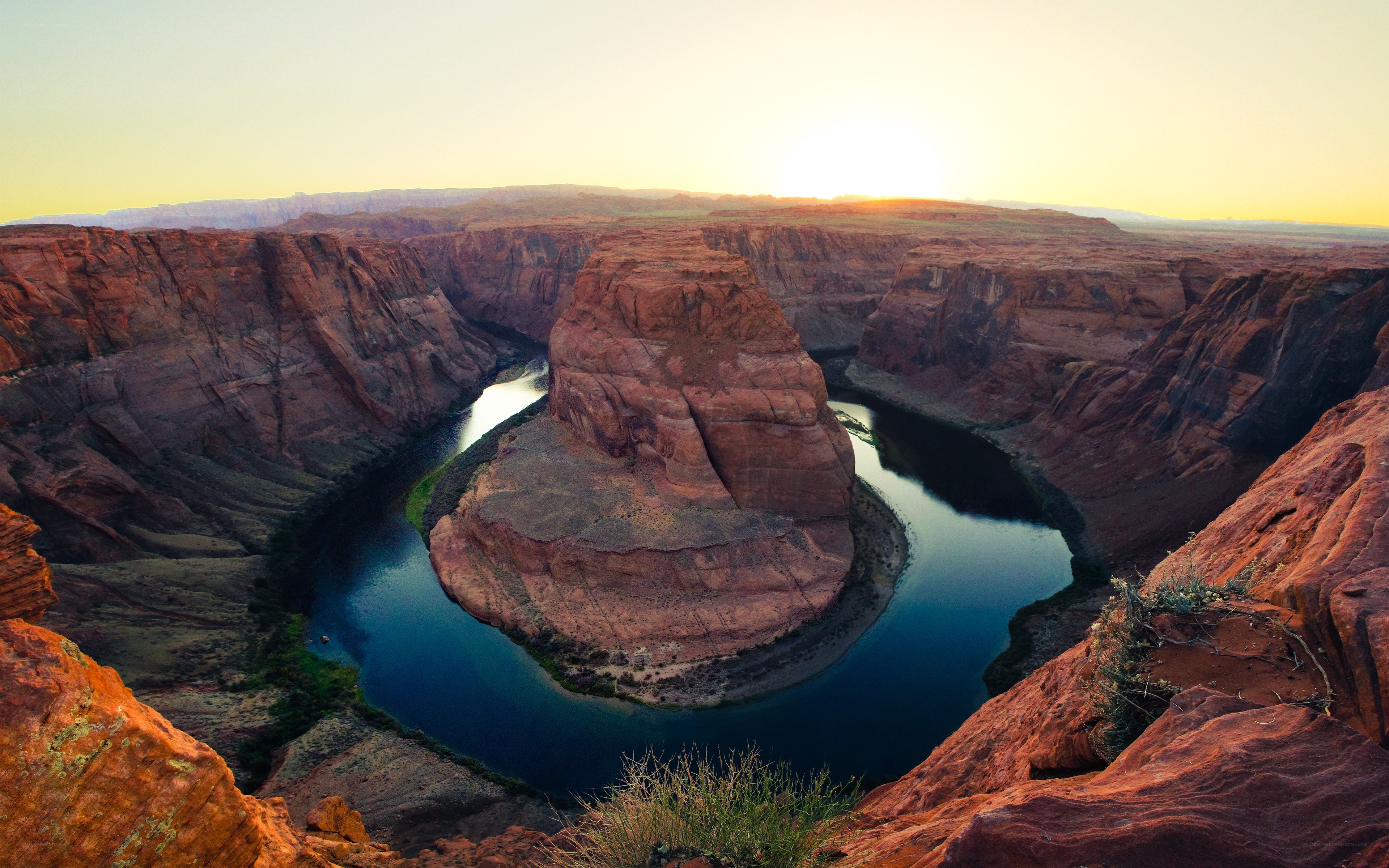 Horseshoe Bend at sunset