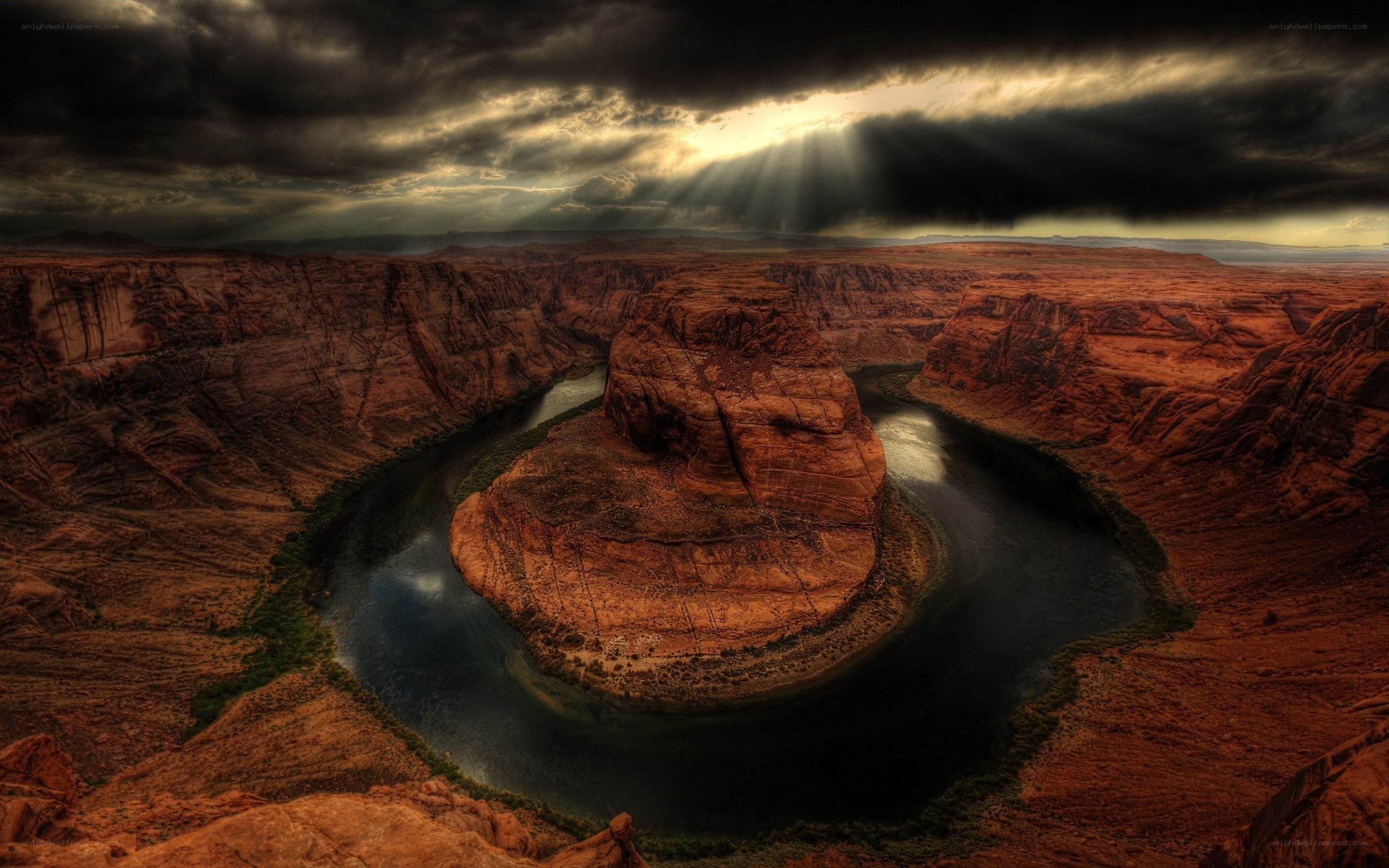 Horseshoe Bend at sunset