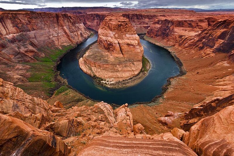 Horseshoe Bend Canyon — Red, Dramatic, Afternoon