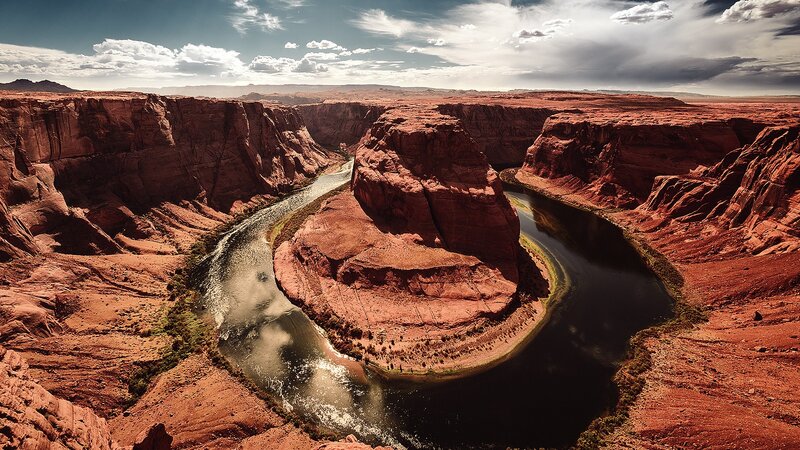 Horseshoe Bend canyon view