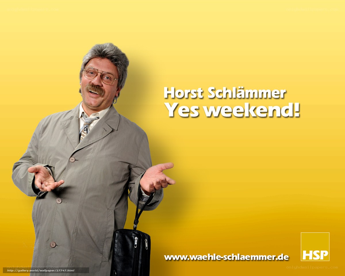 Horst Schlämmer weekend ad