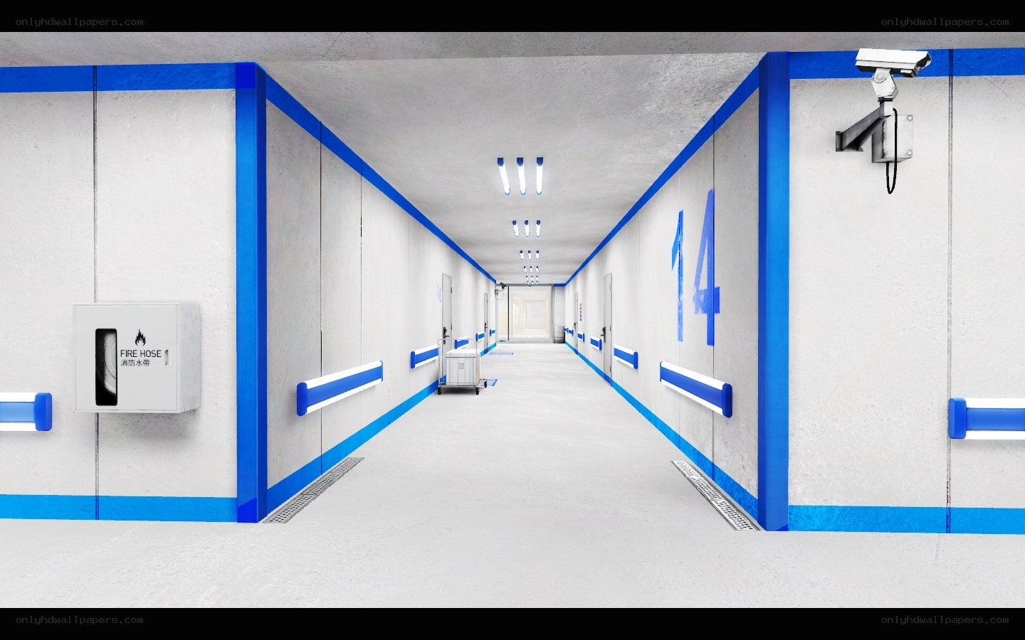 hospital corridor hallway