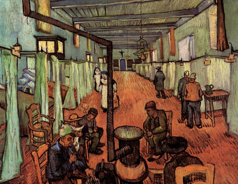 Hospital Ward Interior — Green