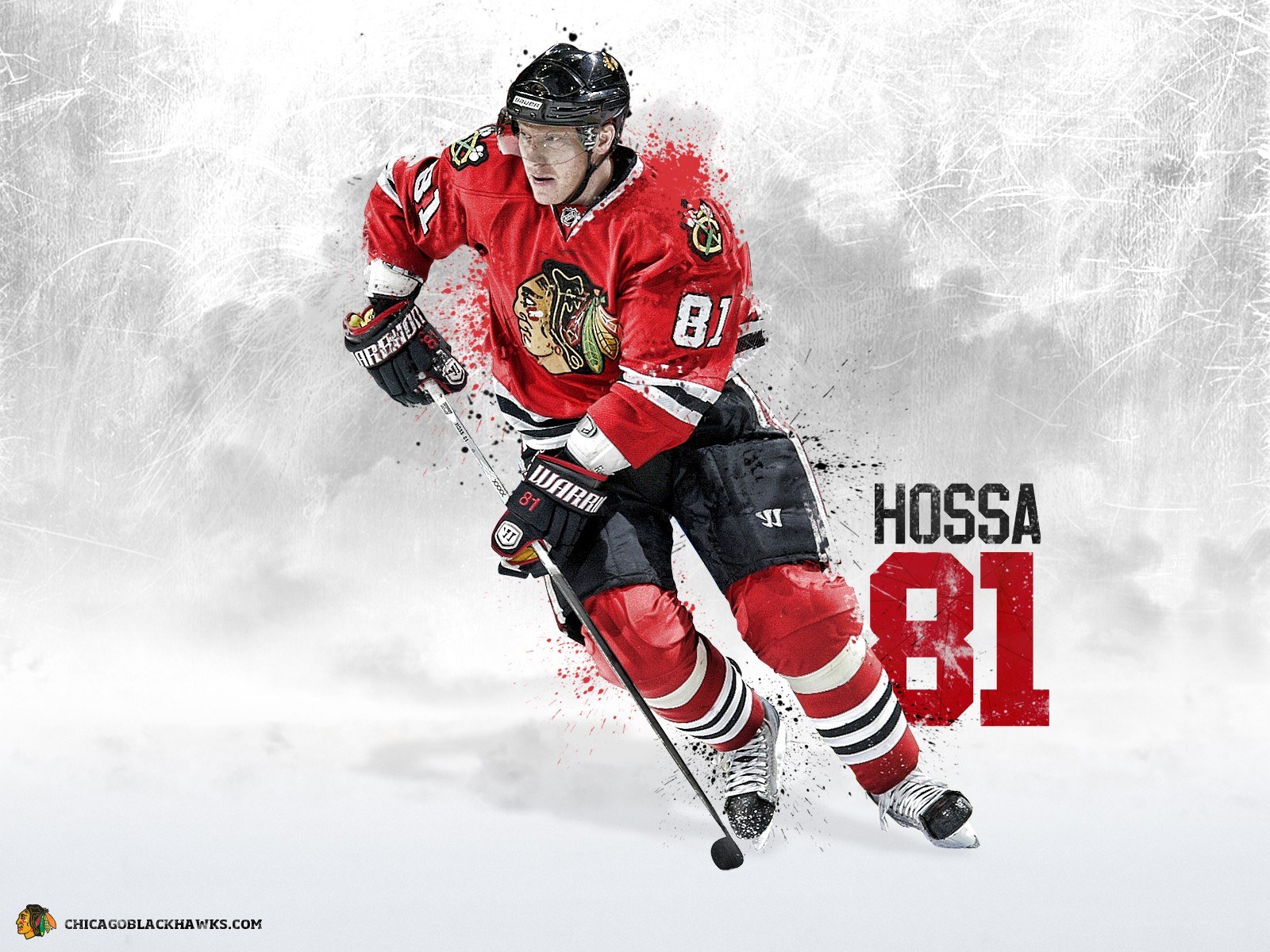 hossa hockey player action