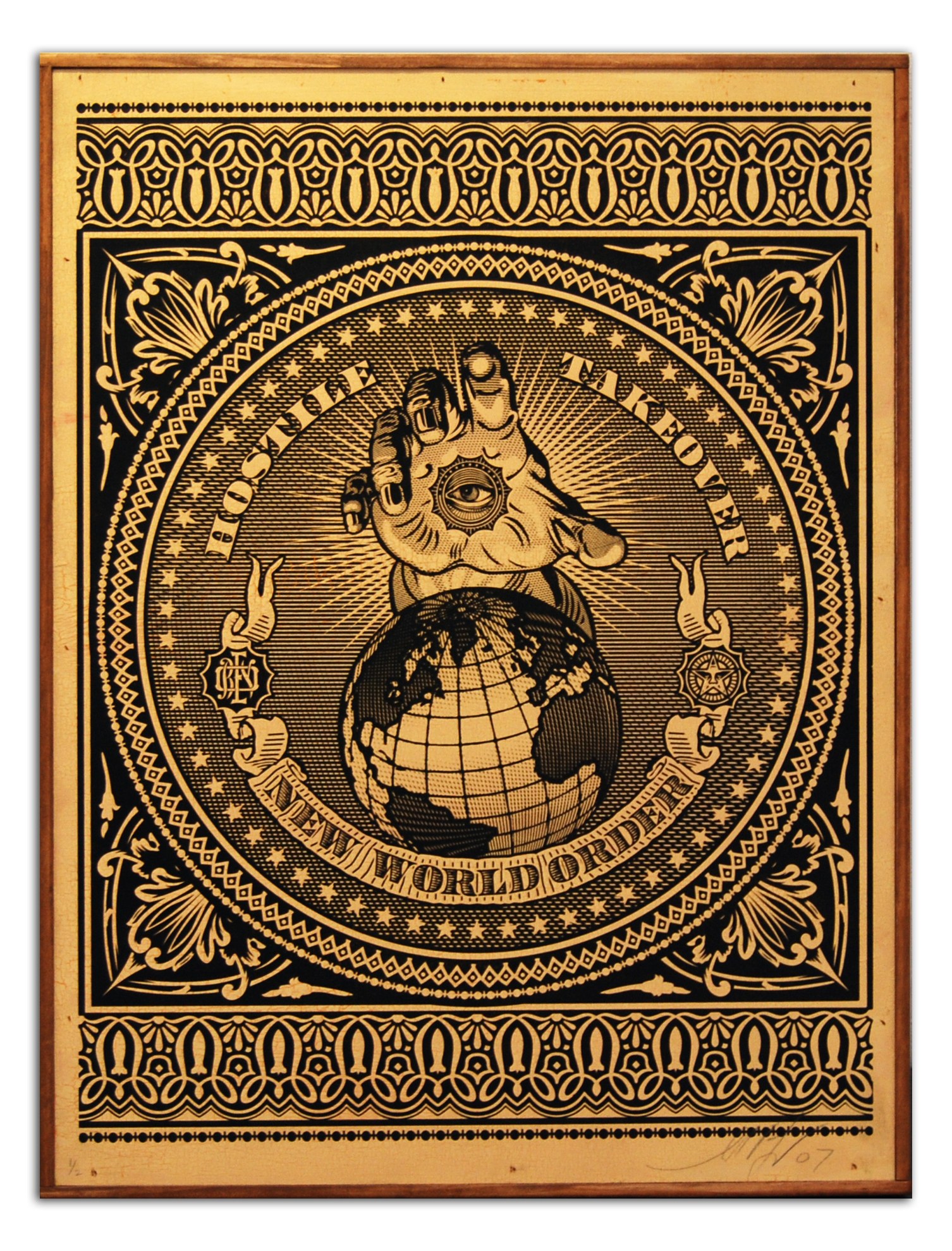 Hostile Takeover Art Print