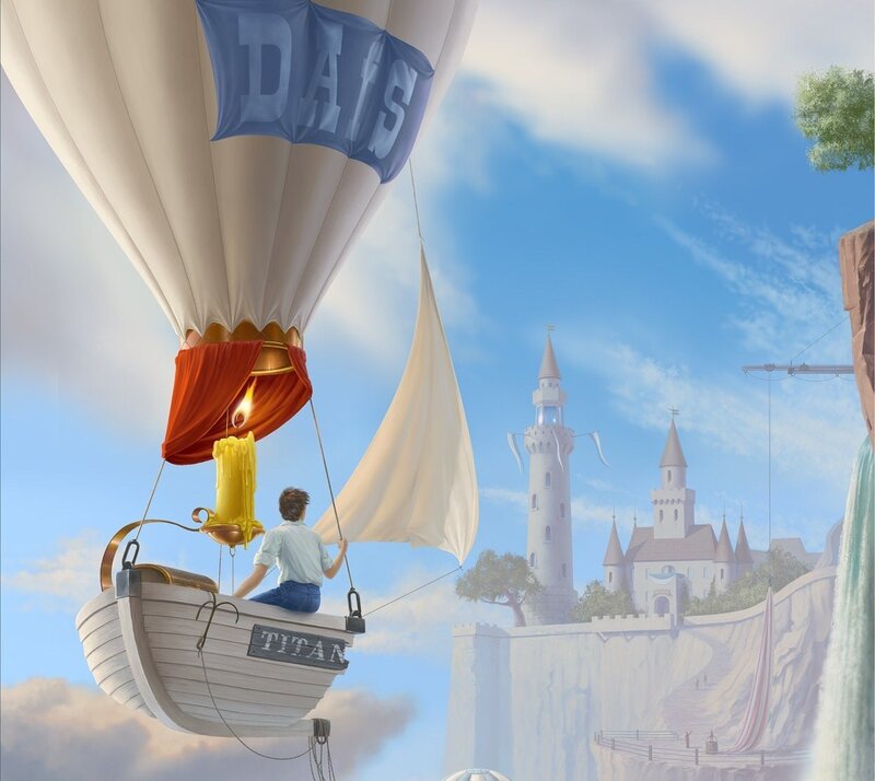 Hot air balloon flight