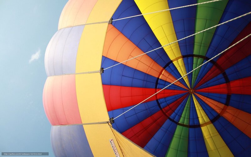 Hot Air Balloon Interior — Blue