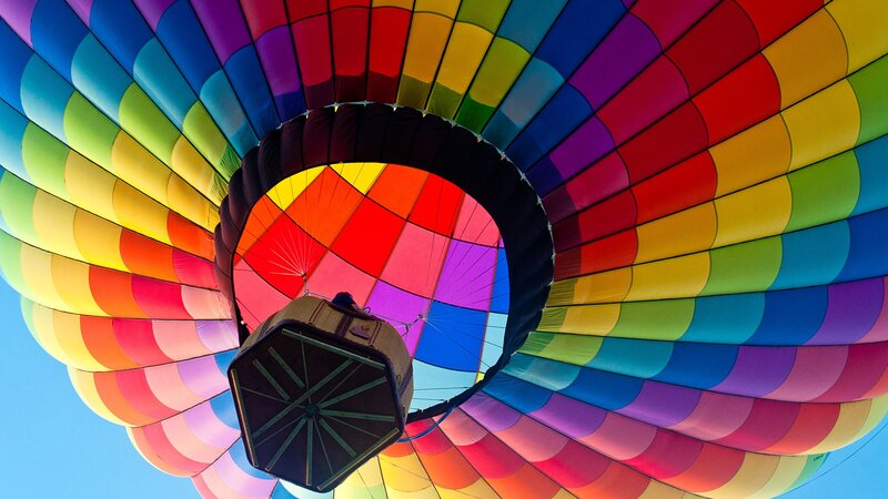 Hot Air Balloon Interior — Red