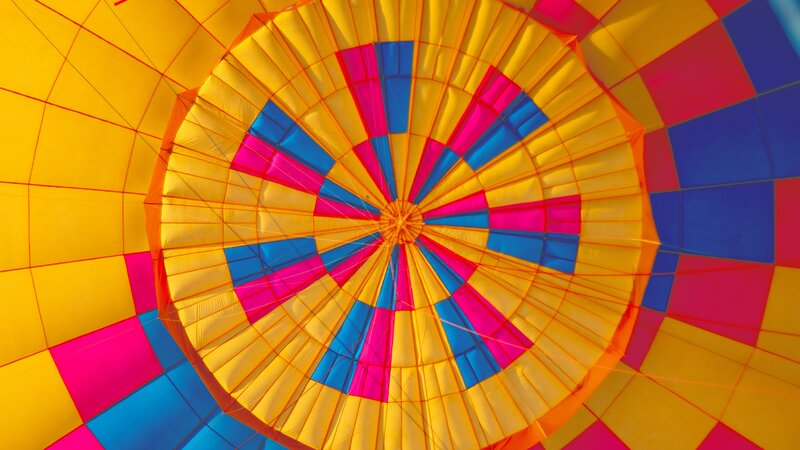 Hot Air Balloon Interior — Yellow