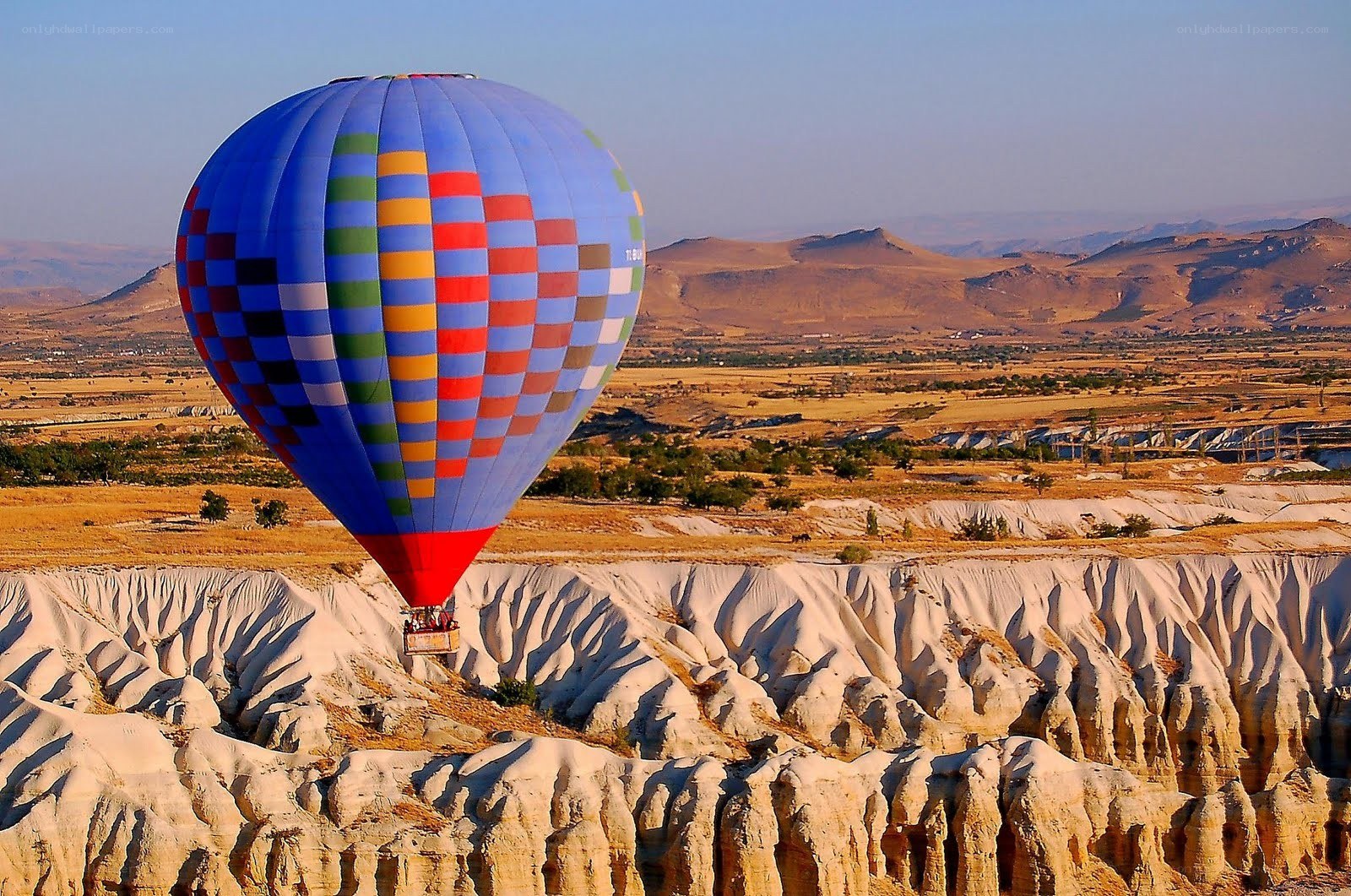 Hot air balloon over Cappadocia