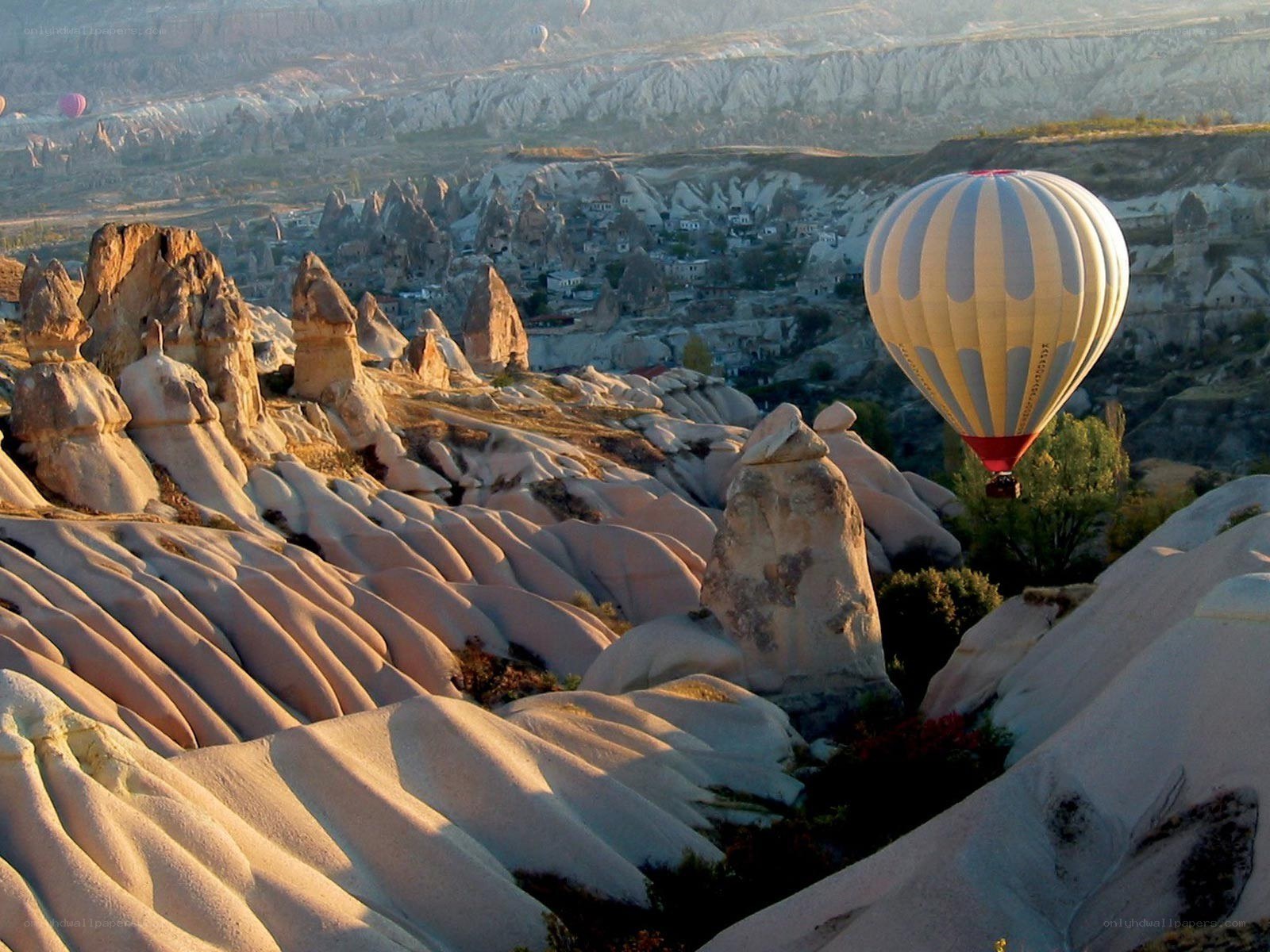 Hot air balloon over Cappadocia
